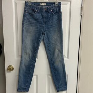 Madewell Blue Skinny Jeans